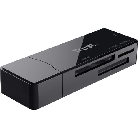 Trust Nanga 21935-TRT Lettore Usb 3.1 di Scheda ad Alta Velocita' Nero (1/4)
