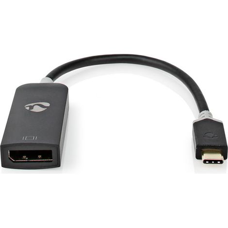 CCBW64352AT02 Câble Adaptateur USB-C USB-C Mâle - DisplayPort Femelle 0,2 m Anthracite (1/3)