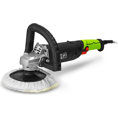 Polisseuse voiture 1200W – Vitesse variable 0-4800 t/min – Plateau auto-agrippant 180mm – Pour carrosserie et bateau – Constructor (1/5)