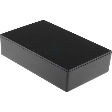 Boîtier RS PRO en Fonte d'aluminium, 275 x 175 x 65.5mm, Noir, Blindé ( Prix pour 1 ) (1/3)