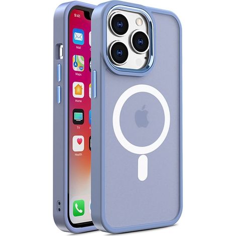 Funda para iPhone 15 Plus, MagColor para MagSafe, azul