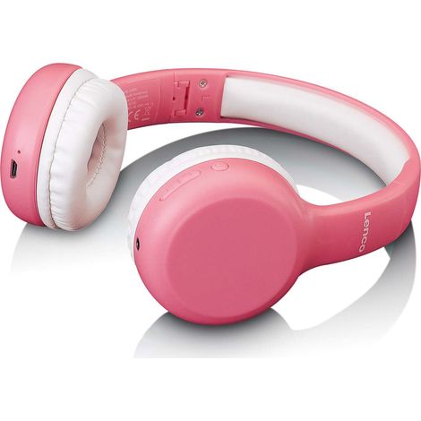 Bluetooth-Kopfhörer für Kinder mit Lautstärkebegrenzer, Pink (1/5)