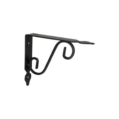 MENSOLE ORNAMENTALI BRACKETS EXTRA STRONG NERE- - mm.230x25x175h. (9x7) - 10 pezzi