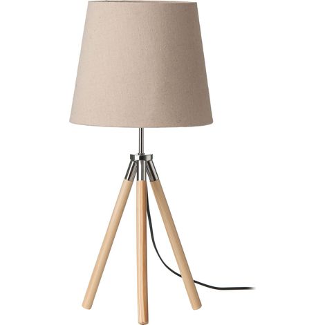 Interiors by Premier Tripod Floor Lamp with EU Plug, Reliable Bedroom Floor Lamp, Easy to Assemble Tripod Lamp