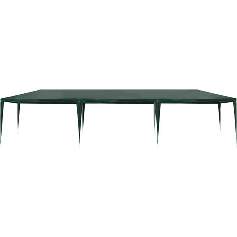 Tente de réception 3x9 m PE Vert (1/5)