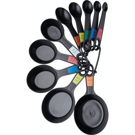 KitchenCraft Tazze e cucchiai dosatori in plastica (set da 10)
