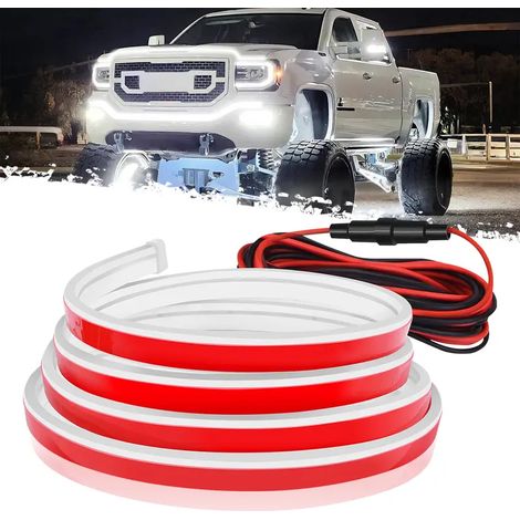 Bandeau LED 180cm Capot, Ambiance, Dynamique, Scan, 2835, Voiture, Decor, Cool, Automobile (1/5)