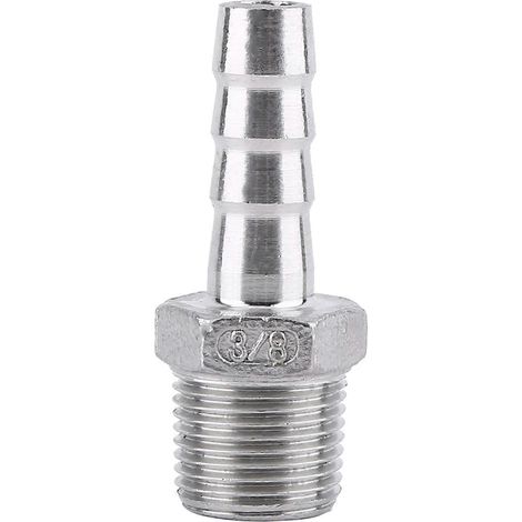 Rohrverbinder mit Außengewinde, Schlauchanschluss, Widerhakenverbinder, Reparaturwerkzeug (3/8" x 10 mm)