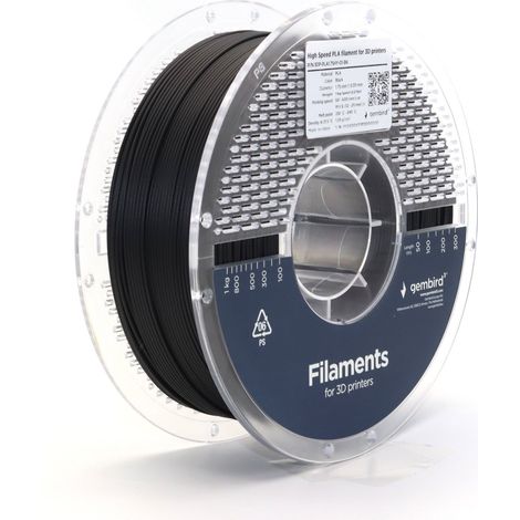 Filamento impresora 3D gembird high speed pla 1.75mm 1kg (1/3)