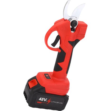 Sécateur Électrique Élagage 30mm Ouverture Poignée Ergonomique Antidérapante Portable Sans Fil Ciseaux Taille Haie Prise UE (1/5)