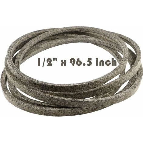 Courroie d'entraînement de transmission de lames de plate-forme de coupe de tracteur de tondeuse à gazon pour CUB Cadet 954-04060, 954-04060A, 954-04060B 1/2"x 96.5" Fabriqué en Kevlar (1/4)