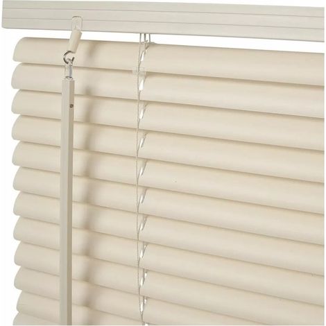 TrAdE Shop Traesio - Set 2pz Tenda Veneziana 60x140cm In Pvc Con Asta Casa Parasole In 2 Colori 011683 - (1/4)