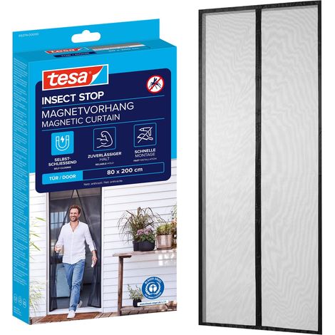 Rideau Magnétique - 2,0 x 0,8 m - Anthracite (1/5)
