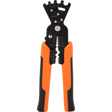 [MAI USATO]Pinza spelafili multifunzionale per elettricisti con chiave e funzione di piegatura dei fili multi-angolo, impugnatura ergonomica antiscivolo, pinza spelafili e tagliacavi (1/5)