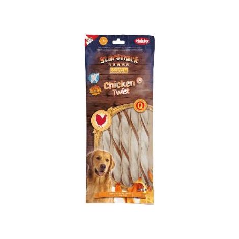 Nobby StarSnack Barbecue Chicken Twist L 150 g, 5 St, 25 cm Katzenleckerlis