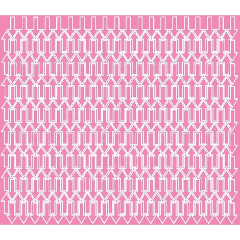 Autocollants flèche 1x2cm, 340 pièces, roses brillants