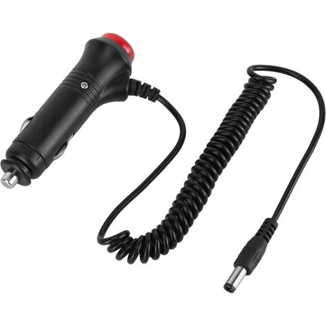 Cble adaptateur de prise allume-cigare de voiture et de moto, 12V 24V, avec interrupteur marche/arrêt, fusible (1/5)