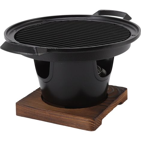 Petit barbecue de table antiadhésif, facile à nettoyer, portable et sans fumée, pour une personne, en intérieur. (1/5)