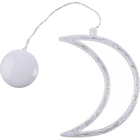 MINKUROW Luces Navideñas Para Ventanas, Luces Navideñas Con Ventosa Que Funcionan Con Pilas Con 10 Bombillas Led, Luces Colgantes Para Ventanas Para Árboles De Navidad, Dormitorios, Chimeneas, Decorac (1/5)