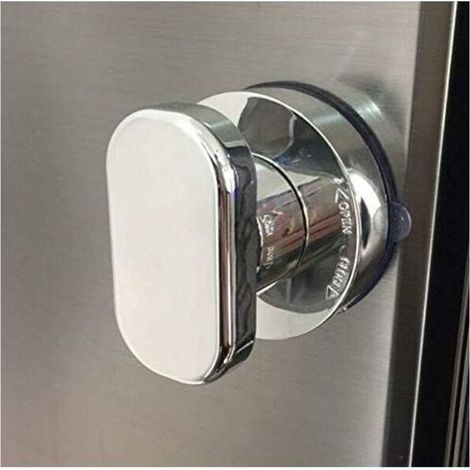 Puissante ventouse miroir poignée de porte en verre, réfrigérateur tiroir salle de bain ventouse accoudoir mural, baignoire douche poignée cuisine tiroir meuble bouton ventouse (1/5)