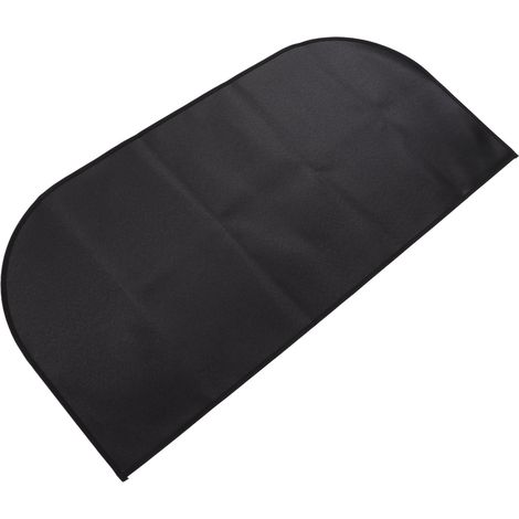 Tapis anti-feu, ignifugé, résistant à la chaleur, pliable et isolant, pour cheminée, extérieur, camping, noir, 50 x 100 cm / 19,7 x 39,4 pouces (1/5)