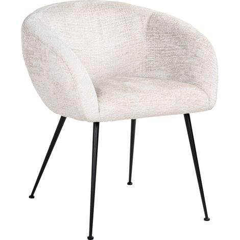 Fauteuil Salle à Manger Fusion Crème Ruby - Crème Nuance Élégante Fusion (1/5)