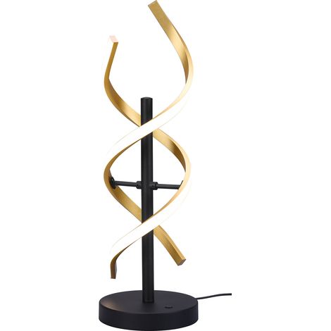 Lampada da Tavolo da Interno a LED in Alluminio Ottone Opaco (1/5)