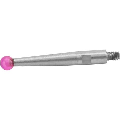 Palpeur de comparaison à pointe rubis, bille 2mm, tige 16mm, filetage M1.4, contact de précision pour indicateur (1/5)