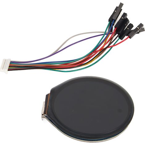Carte microcontrôleur RP2040, écran LCD 1,28 pouce, puce RP2040 133 MHz, 264 Ko de SRAM, 4 Mo de mémoire Flash, module LCD rond USB-C pour Raspberry Pi (1/5)