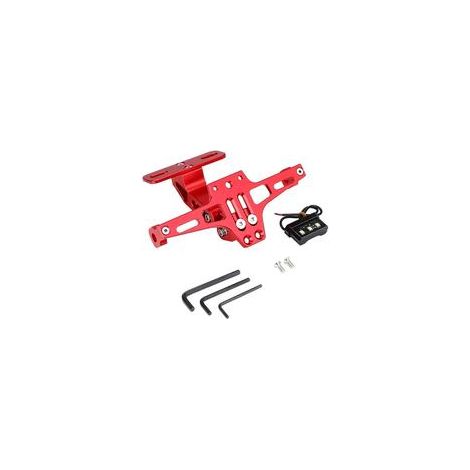 Accessoires universels pour la modification de motos, support de plaque d'immatriculation pour moto électrique, support de plaque d'immatriculation pour avion, support de plaque d'immatriculation pers (1/5)