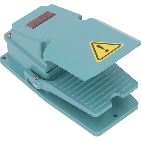 Interrupteur à pédale robuste unipolaire à deux positions, alimentation électrique, 220 V CC, 5 A (1/5)