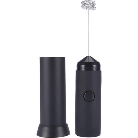 Batteur d'œuf en acier inoxydable pour le lait et le café et la cuisine Noir. (1/5)