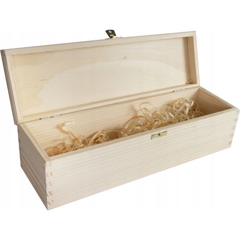 Scatola portabottiglie in legno naturale (1/3)