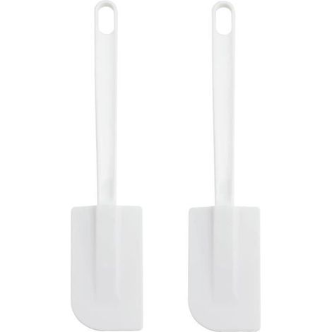 2PCS Pâtisserie Professionnel Spatule Cuisine en Caoutchouc, Cuisine Spatule Silicone Résistantes à,Chaleur, (1/4)