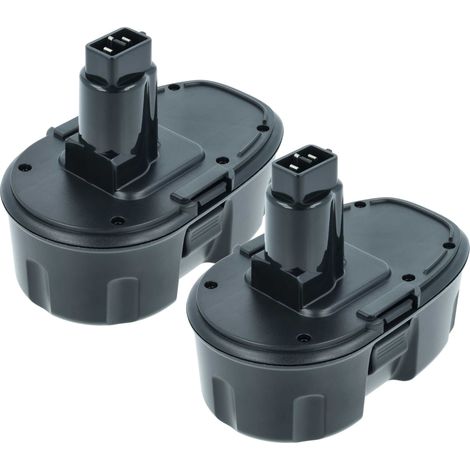 EXTENSILO 2x Batteries compatible avec Dewalt DCD920B2, DCD775B, DC998KB, DC989VA, DCD760B, DCD690KL outil électrique (3300 mAh, NiMH, 18 V)