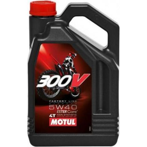 motul Öl 300v 5w40 für Motor 4t 100% synthetisch Kanister 4l