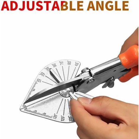 Pince A Coupant - Coupe-Tuyaux Et Coupe-Joints Multi-Angle 40 À 135° - Pour PVC Bois Caoutchouc - 1 Pièce (1/4)