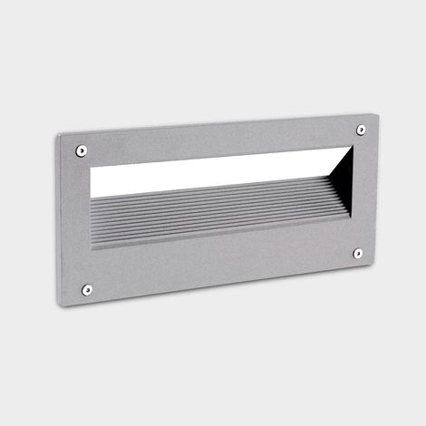Incassi a parete IP66 Micenas Asymmetrical Rectangular LED 6.2 SW 2700-3200-4000K ON-OFF Grigio 500lm