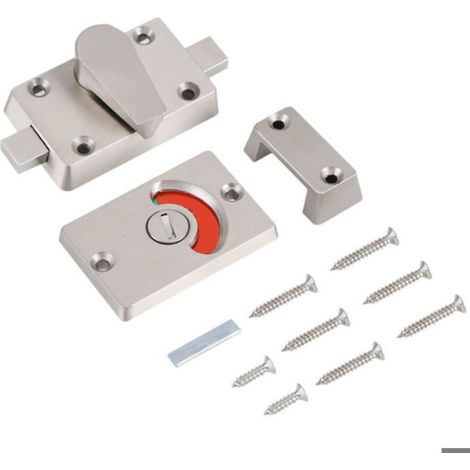 Indicateur Boulon Confidentialité - Alliage De Zinc - Pour Porte De Salle De Bains Et Toilettes - 1 Pièce (1/5)