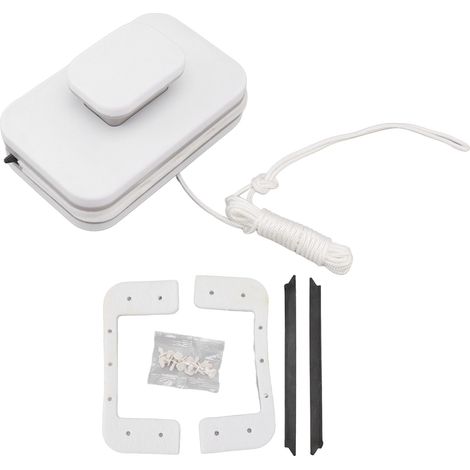 Nettoyeur de vitres magnétique double face avec grande poignée, outil de nettoyage de vitres en plastique sûr, stable et robuste pour les bureaux et les bureaux. (1/5)