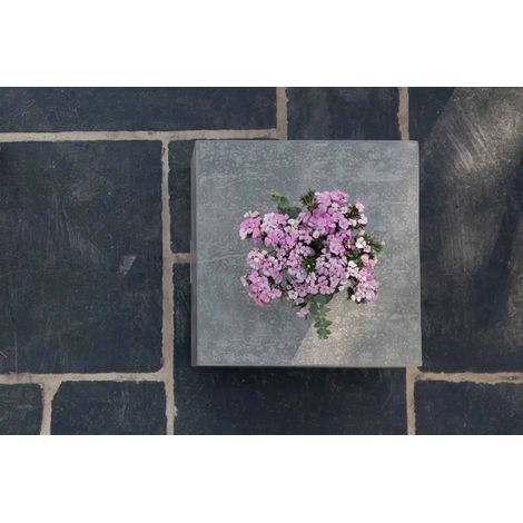 TEVERE Table d’appoint en béton  simple  design  35 x 35 x 46 cm (1/3)