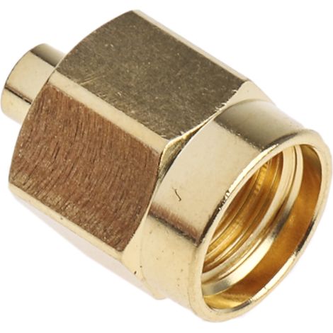 Connecteur coaxial RS PRO Mâle Droit, raccordement A souder 50O Montage sur câble ( Prix pour 1 ) (1/3)