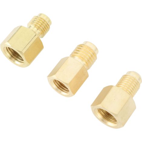 Ensemble de 3 adaptateurs en laiton pour climatiseur, adaptateur pour aspirateur puissant, adaptateur pour port de charge portable pour appareils électroménagers (1/5)