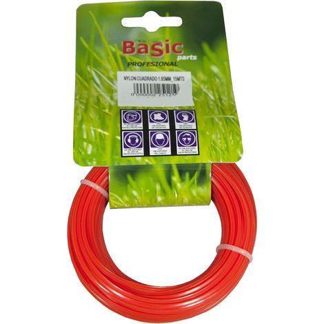 Hilo Nylon para Desbrozadora 15 metros 2,4 mm CUADRADO  22563