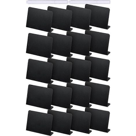 20 Stück 4x3 Zoll Mini-Tafeln für Partytische