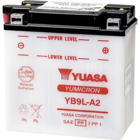 BATTERIA YUASA YB9L-A2 12V 9 Ah