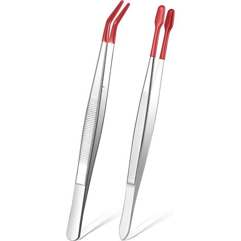 Pince Brucelle, 2PCS Antistatique ESD Pincette Pince de Précision (1/5)