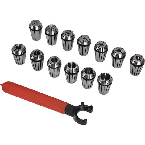 13 Pièces Mandrin CNC pour Fraisage, Tour et Gravure - Kit Outil Professionnel SKER2013PC03 (1/5)