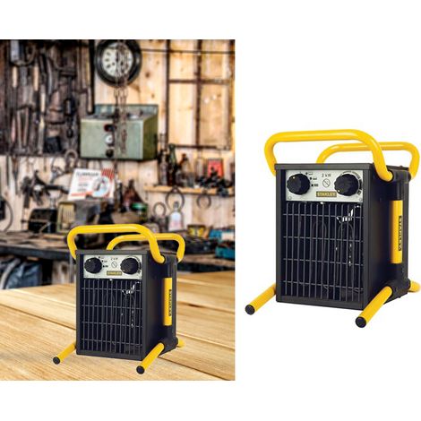 Bauheizer Heizstrahler mit 2kW, 3 Stufen 500/1000/2000Watt, IP24