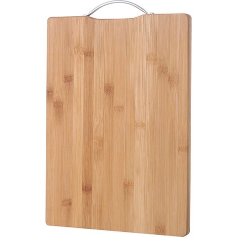 Planche à Découper - Plastique Épais Non Poreux Avec Rainures - Pour Cuisine Maison Fêtes Et Pique-Niques - 40 x 28 x 1,8 cm - 1 Pièce (1/4)